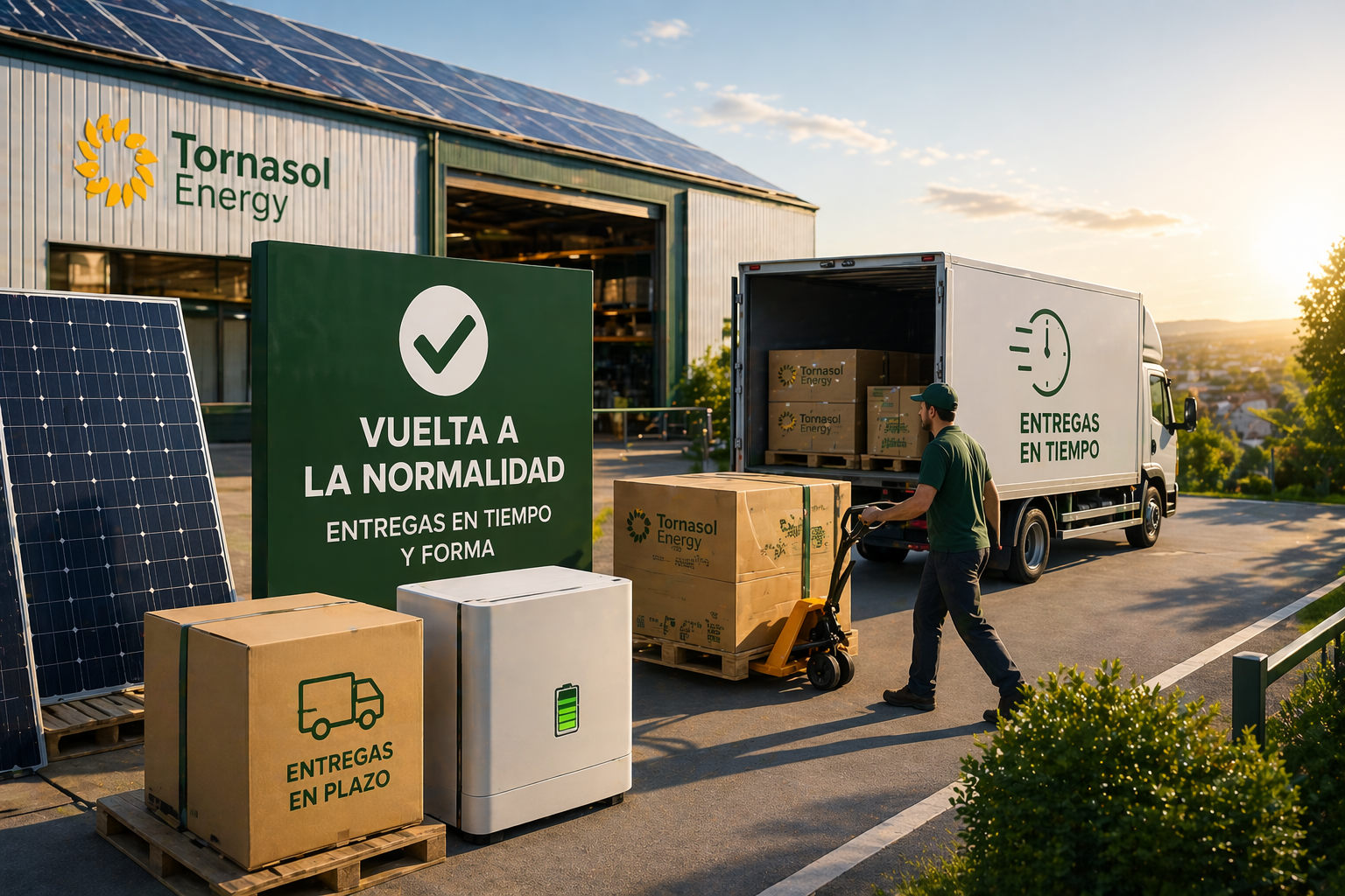 Comunicado oficial: Vuelta a la normalidad en tiempos de entrega de baterías y próxima reposición de paneles solares
