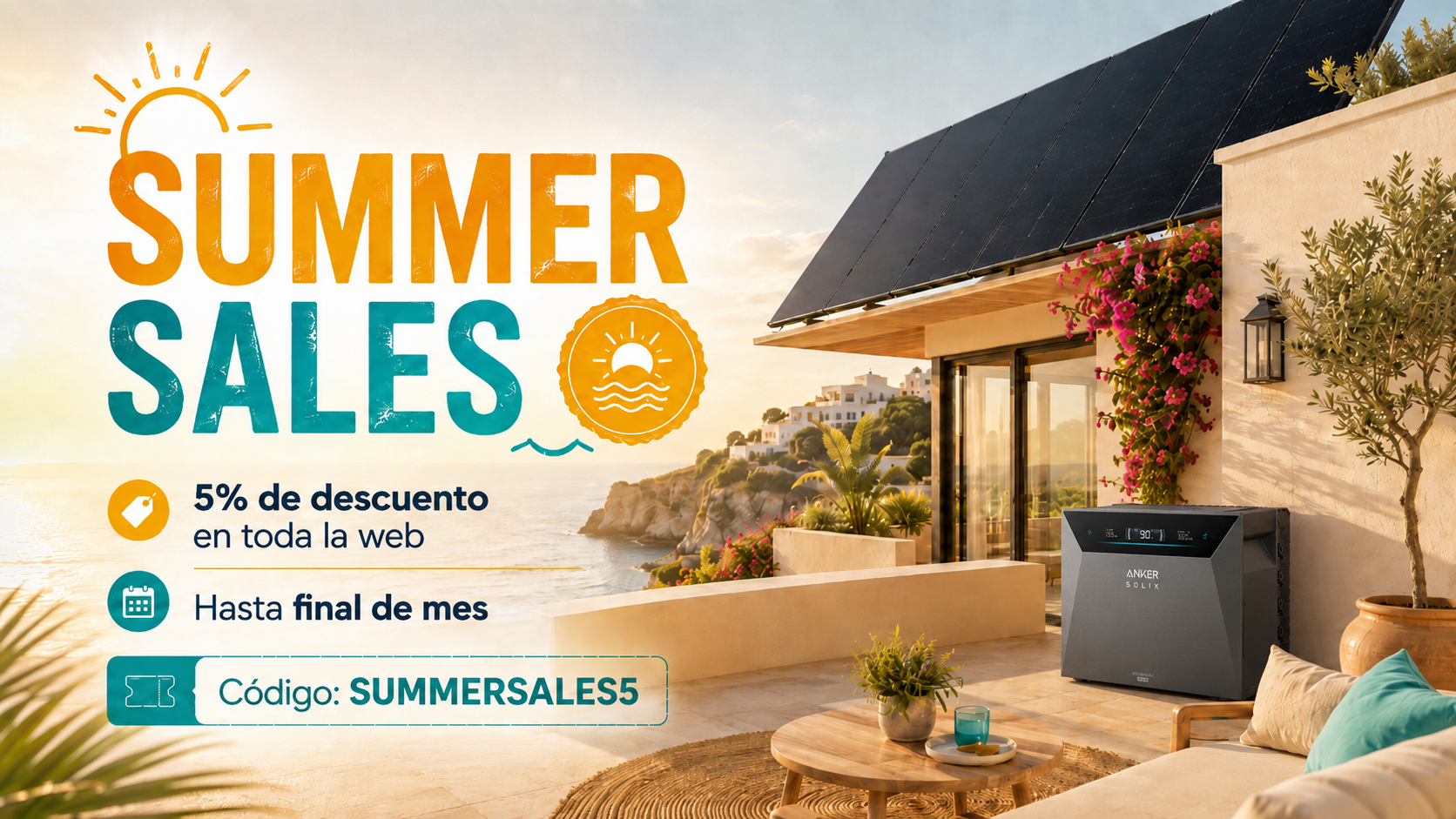 Summer Sales 2026: 5% de descuento en toda la web hasta el 31 de agosto