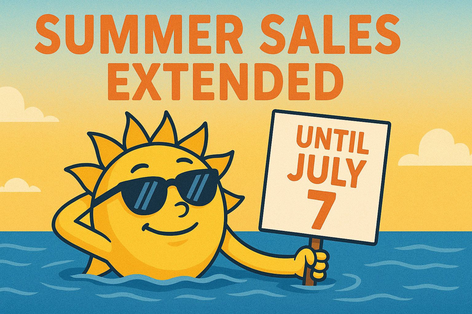 ¡Por petición popular… ampliamos nuestras Rebajas de Verano hasta el 7 del 7!