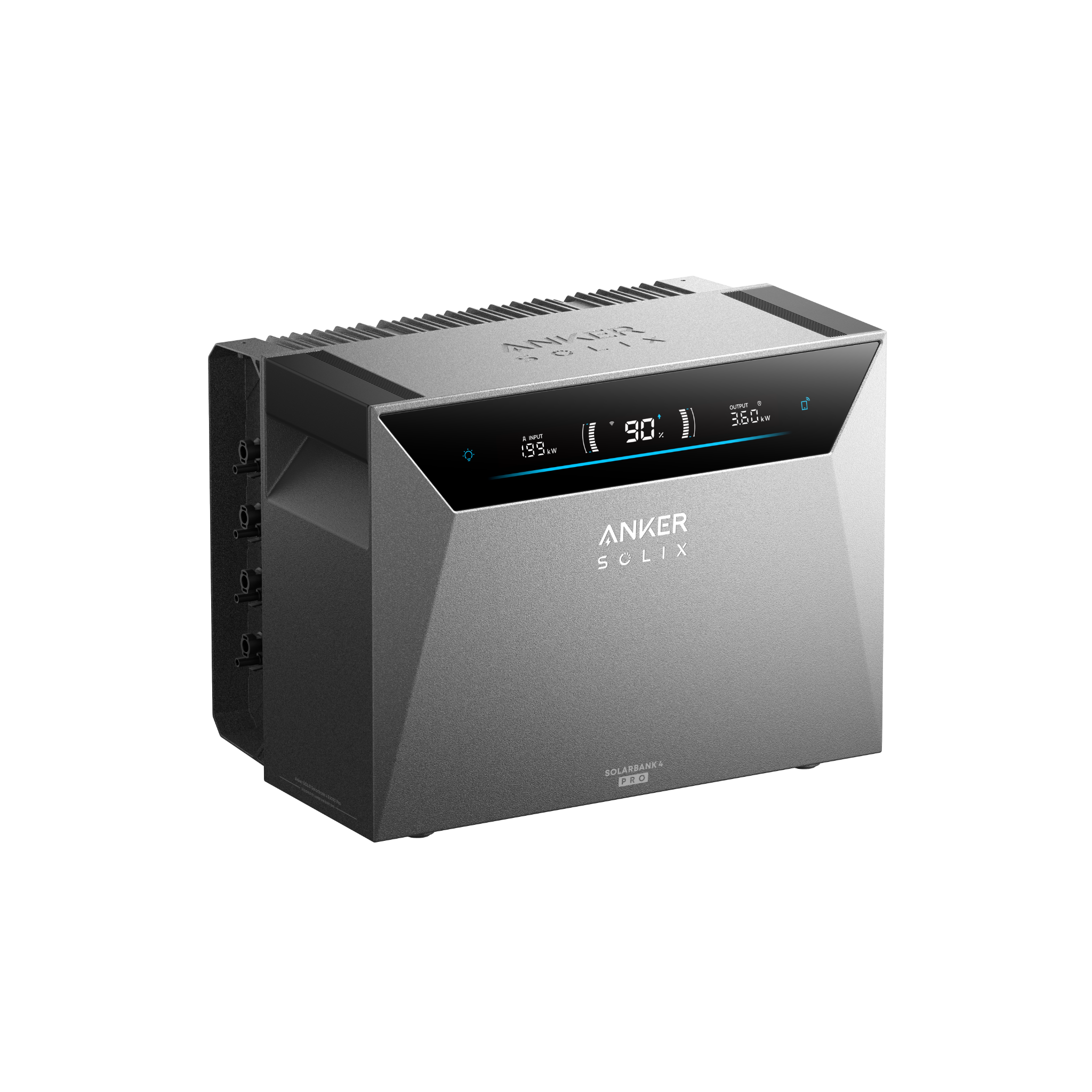 Batería Anker Solarbank 4 Pro, vista frontal en ángulo