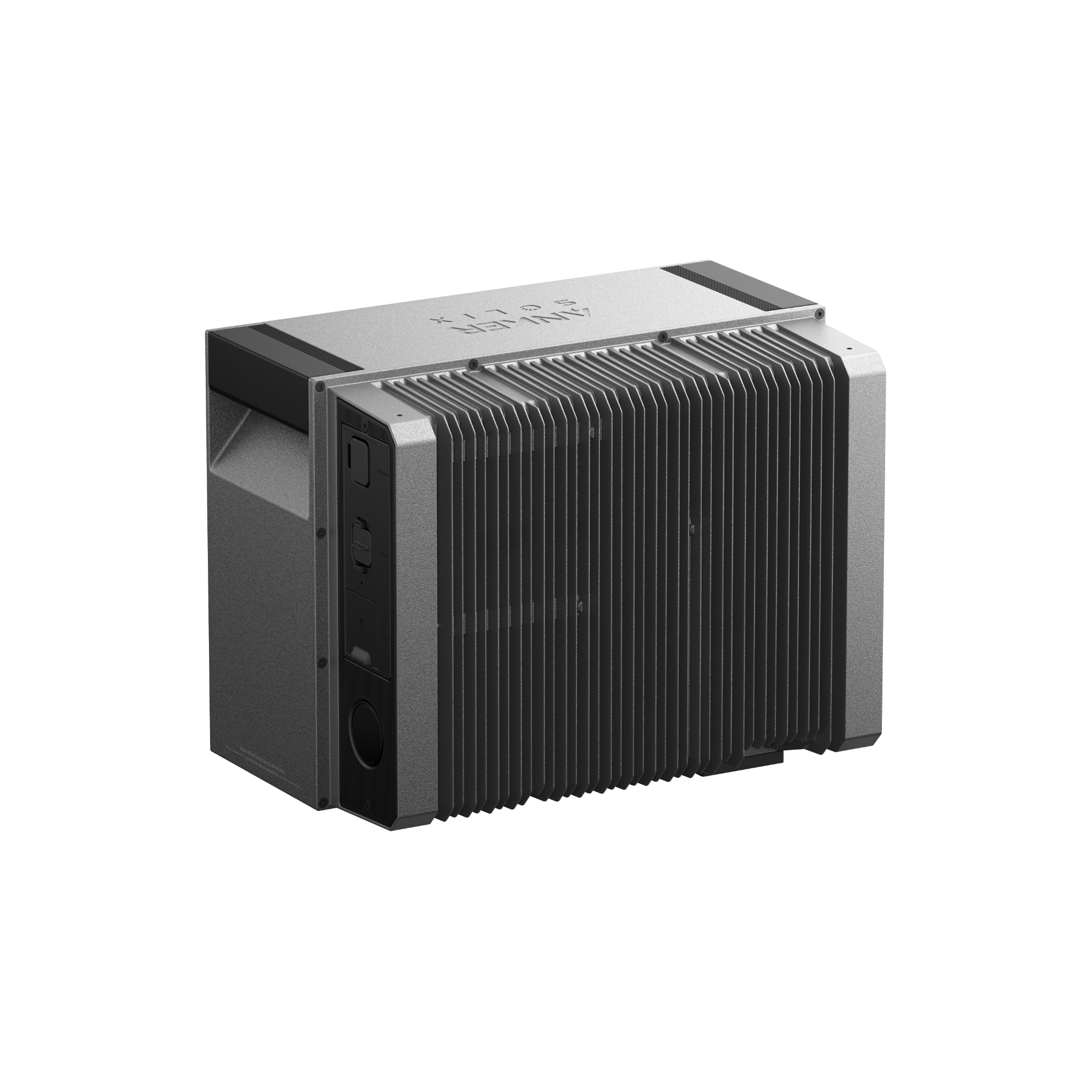 Anker Solarbank 4 Pro, vista trasera con puertos de conexión