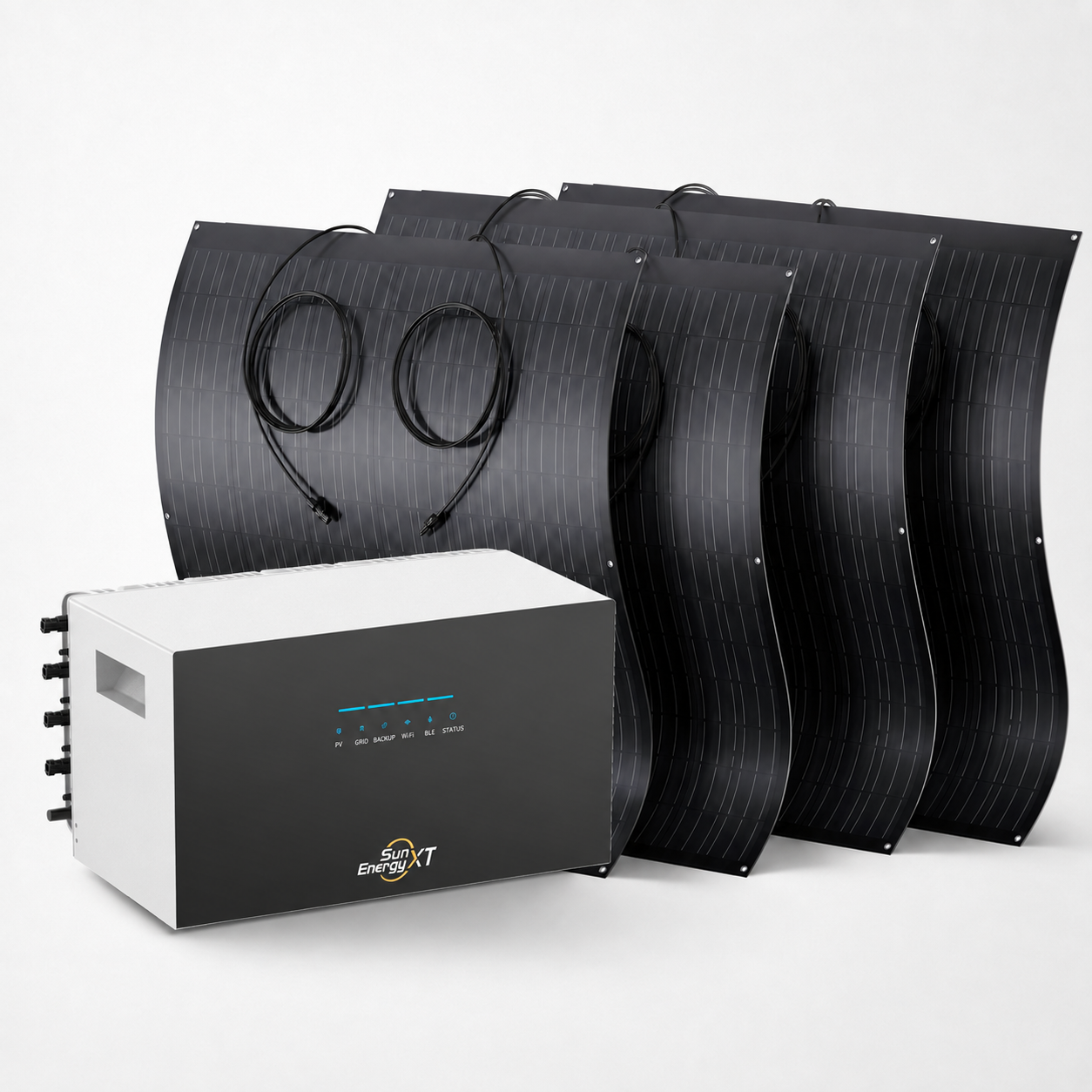 Kit Solar SunEnergyXT 500 Pro — Batería + Paneles Flexibles Configurable