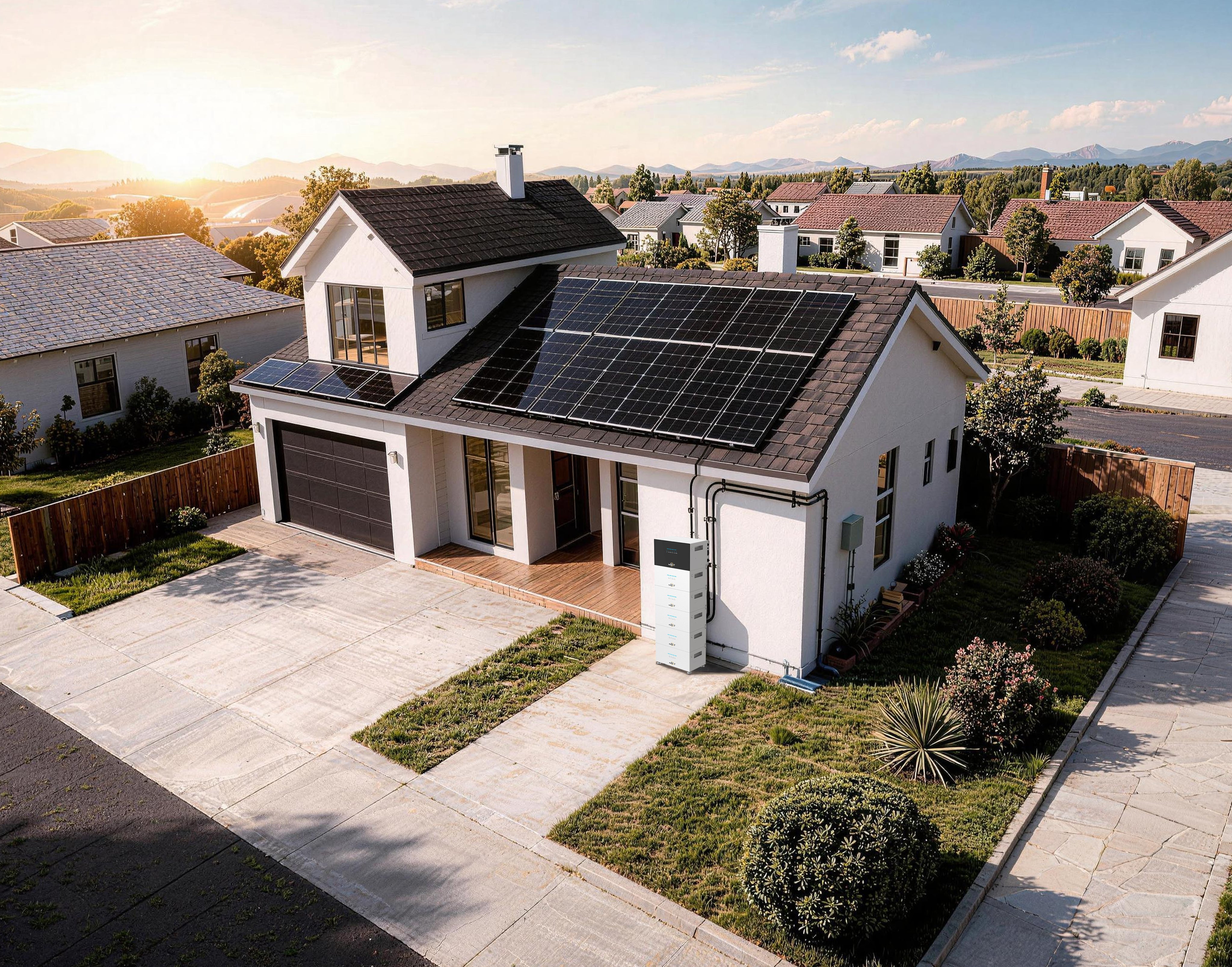 Batería SunEnergyXT 500 en sistema solar residencial