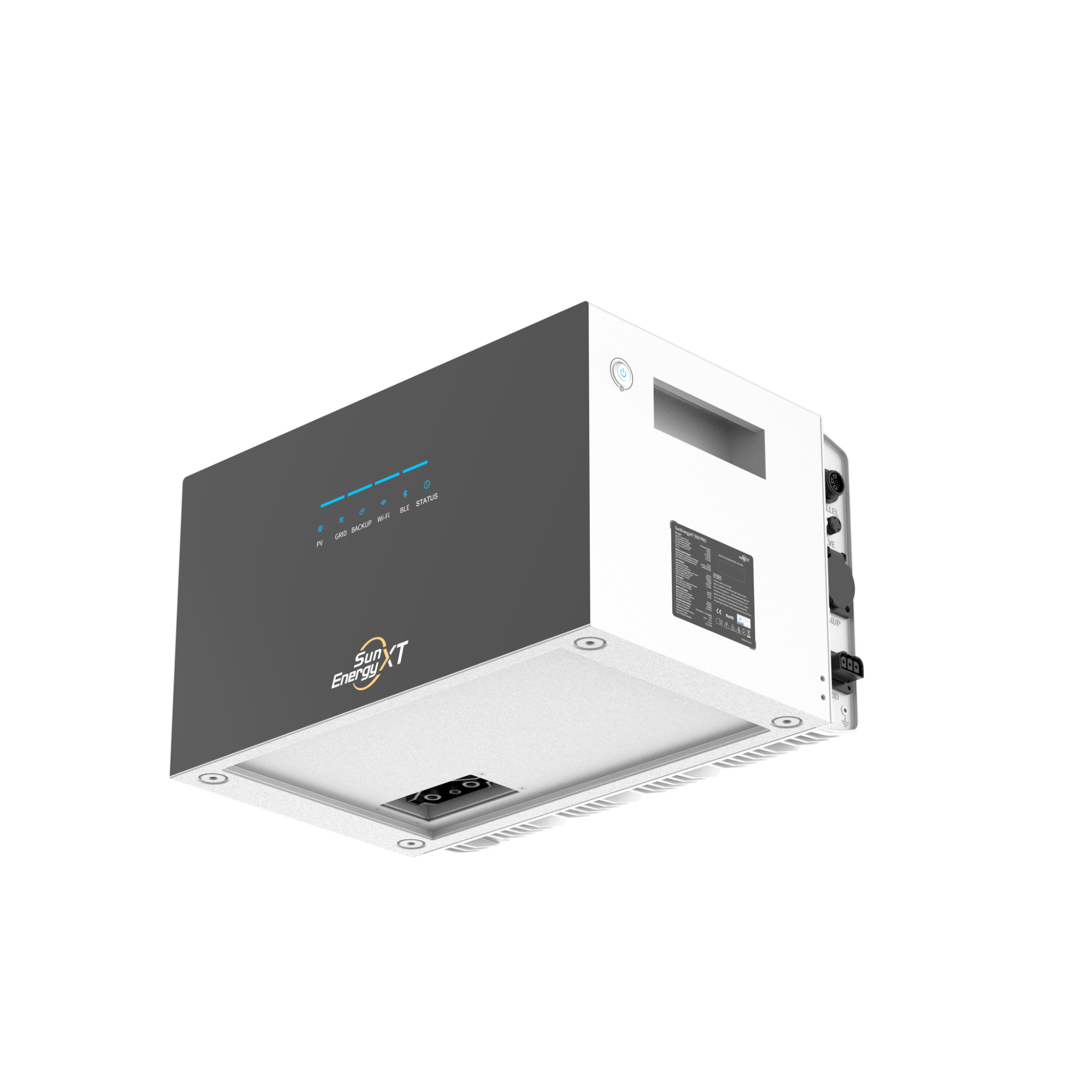 SunEnergyXT 500 Pro con puertos de conexión y salidas CA independientes