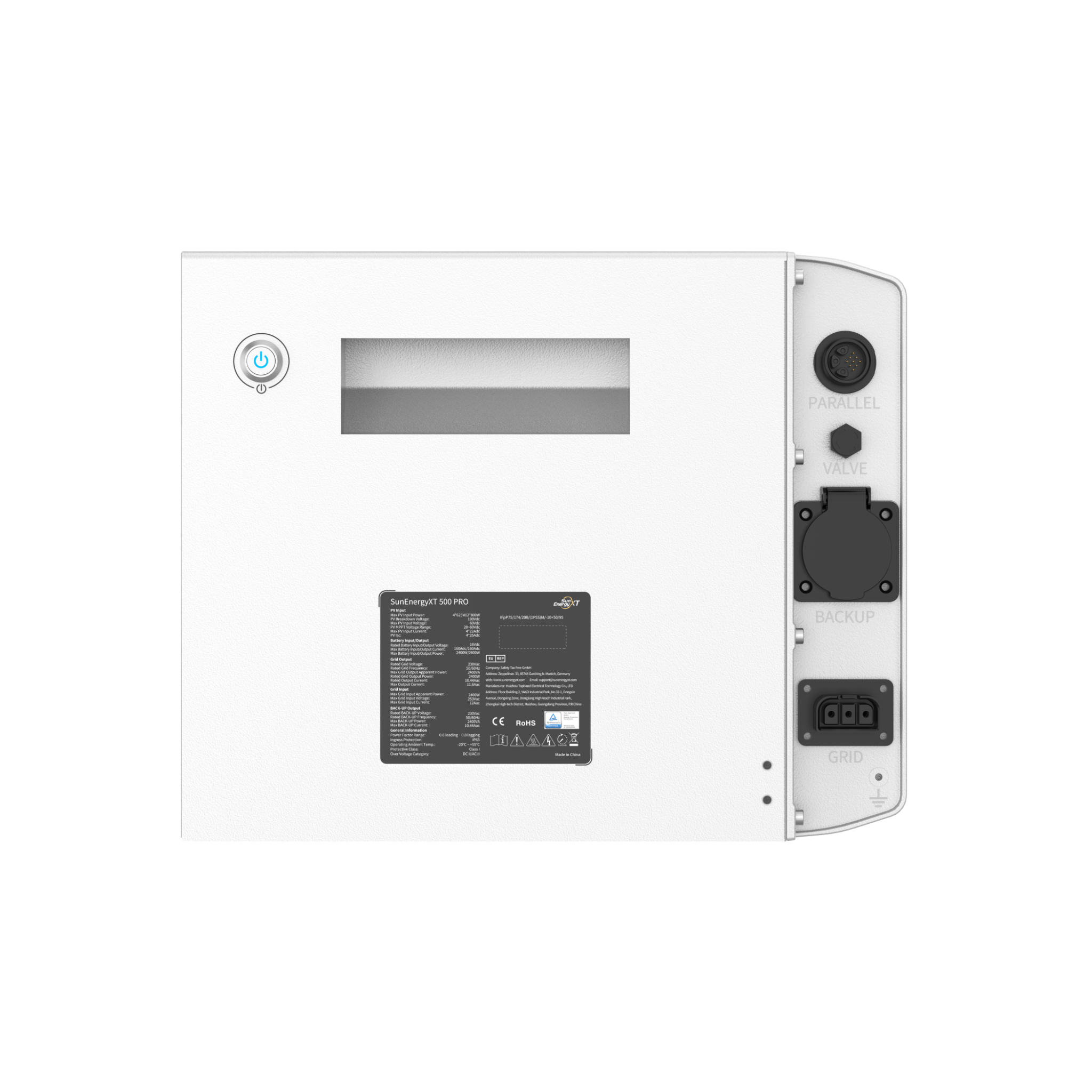 Kit SunEnergyXT 500 Pro con modo SAI de conmutación en 10 ms ante apagones