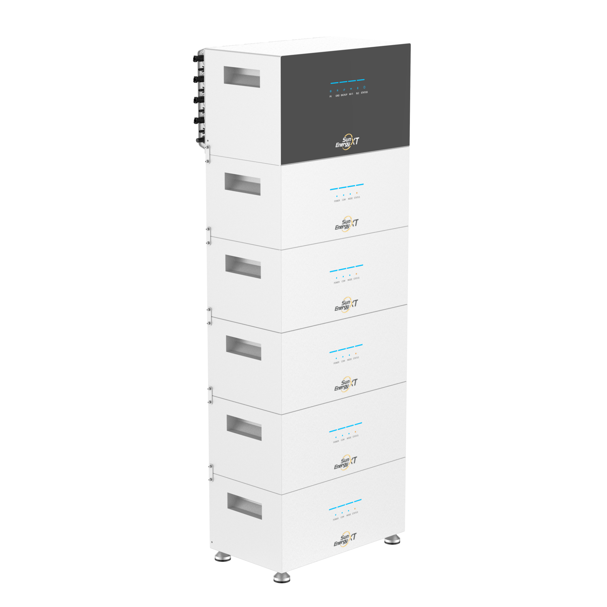 Sistema modular SunEnergyXT apilado con batería de expansión B500 (07)
