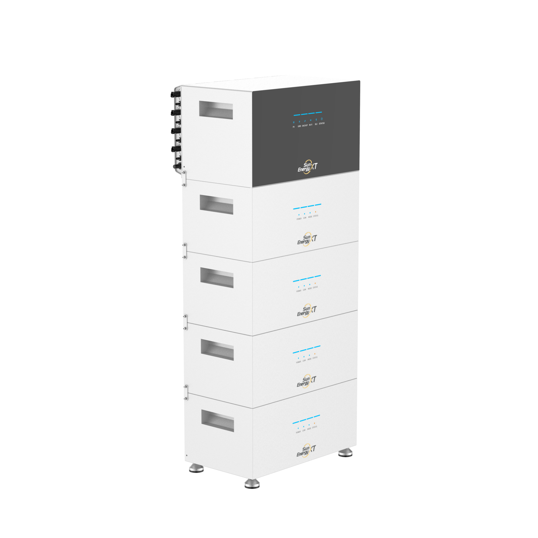 Sistema modular SunEnergyXT apilado con batería de expansión B500 (08)