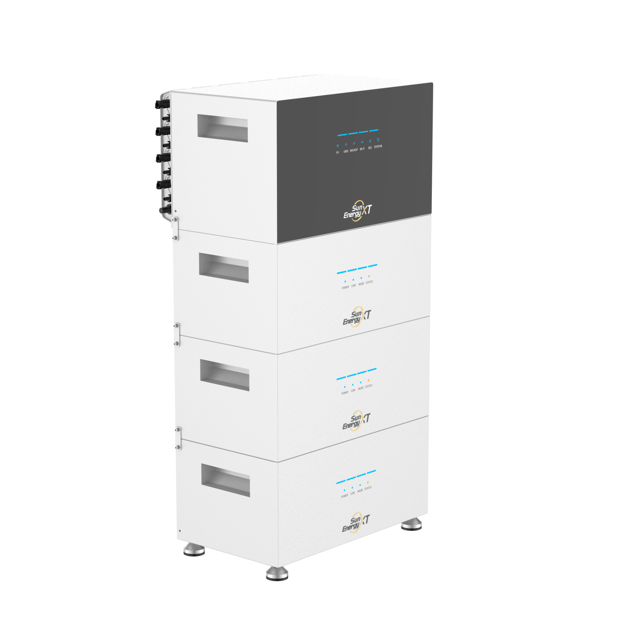 Sistema modular SunEnergyXT apilado con batería de expansión B500 (09)