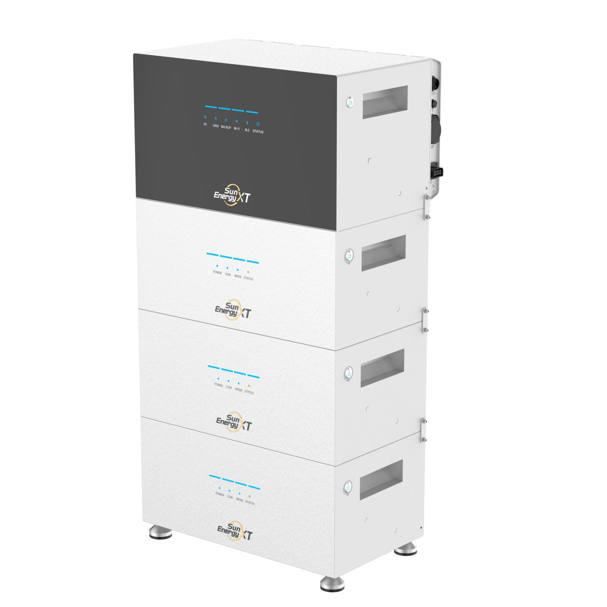 Sistema modular SunEnergyXT apilado con batería de expansión B500 (14)