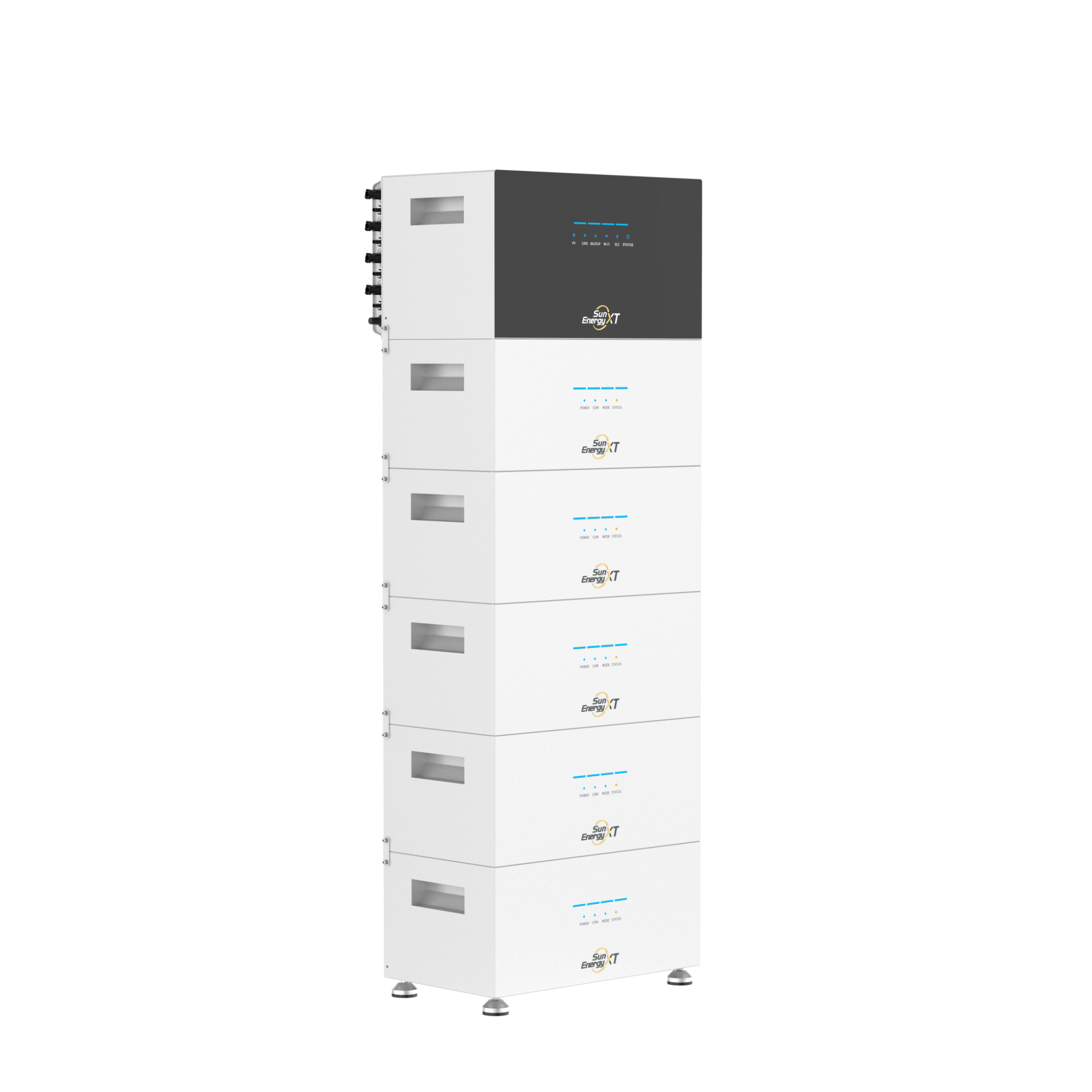Sistema modular SunEnergyXT apilado con batería de expansión B500 (17)
