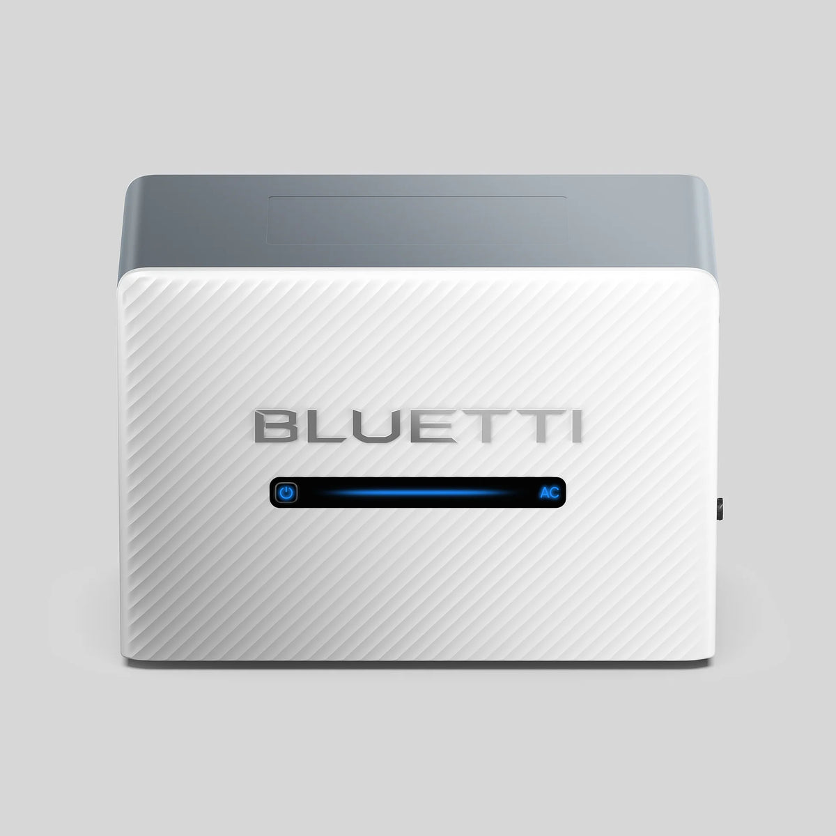 BLUETTI Balco 260 vista frontal con la franja luminosa de estado de carga