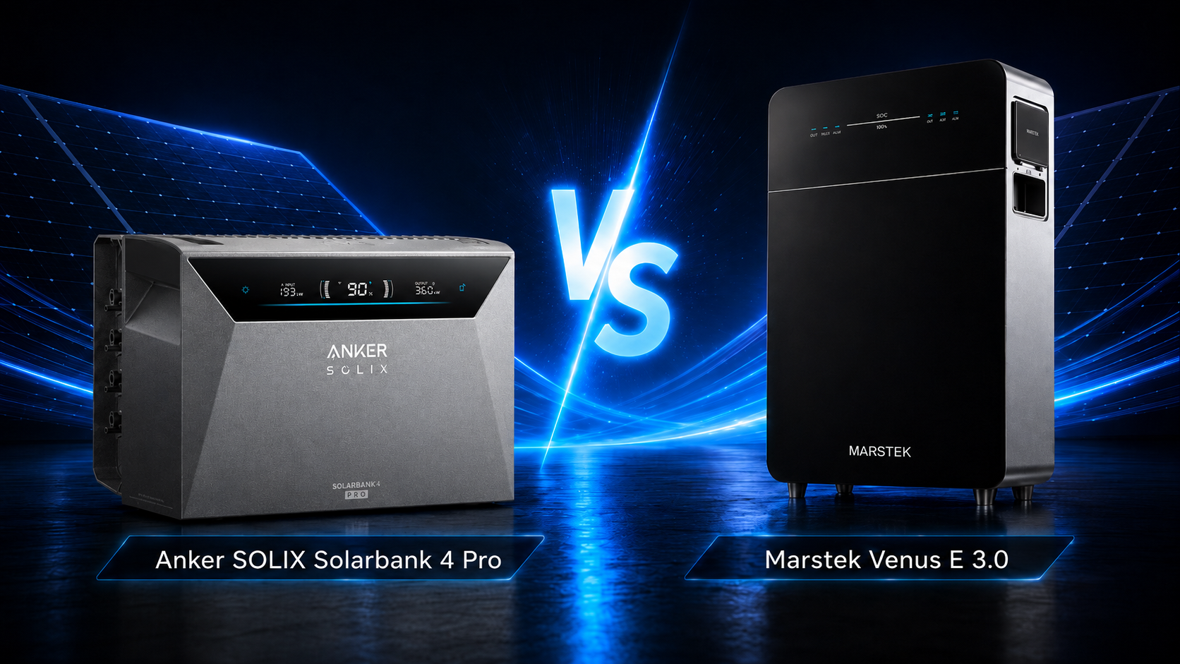 Anker SOLIX Solarbank 4 Pro vs Marstek Venus E 3.0 | Comparativa real de baterías solares de 5 kWh para casa