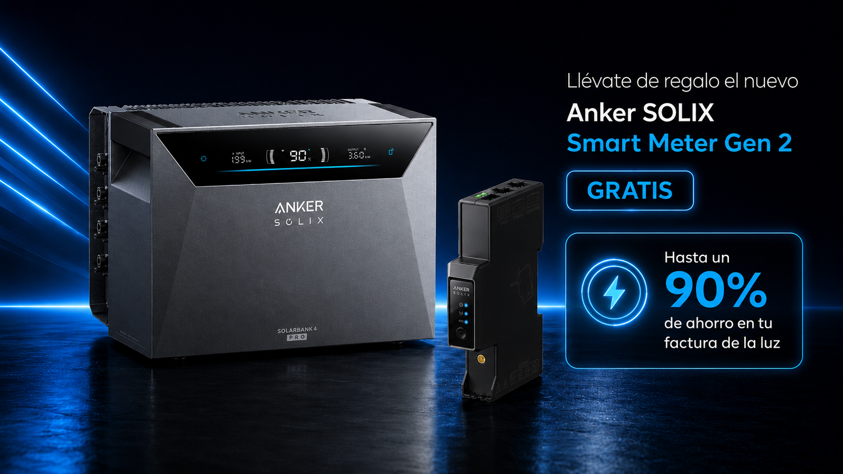 El Anker SOLIX Smart Meter Gen 2 llega a España: hasta un 90% de ahorro y de regalo con tu Solarbank 4 Pro
