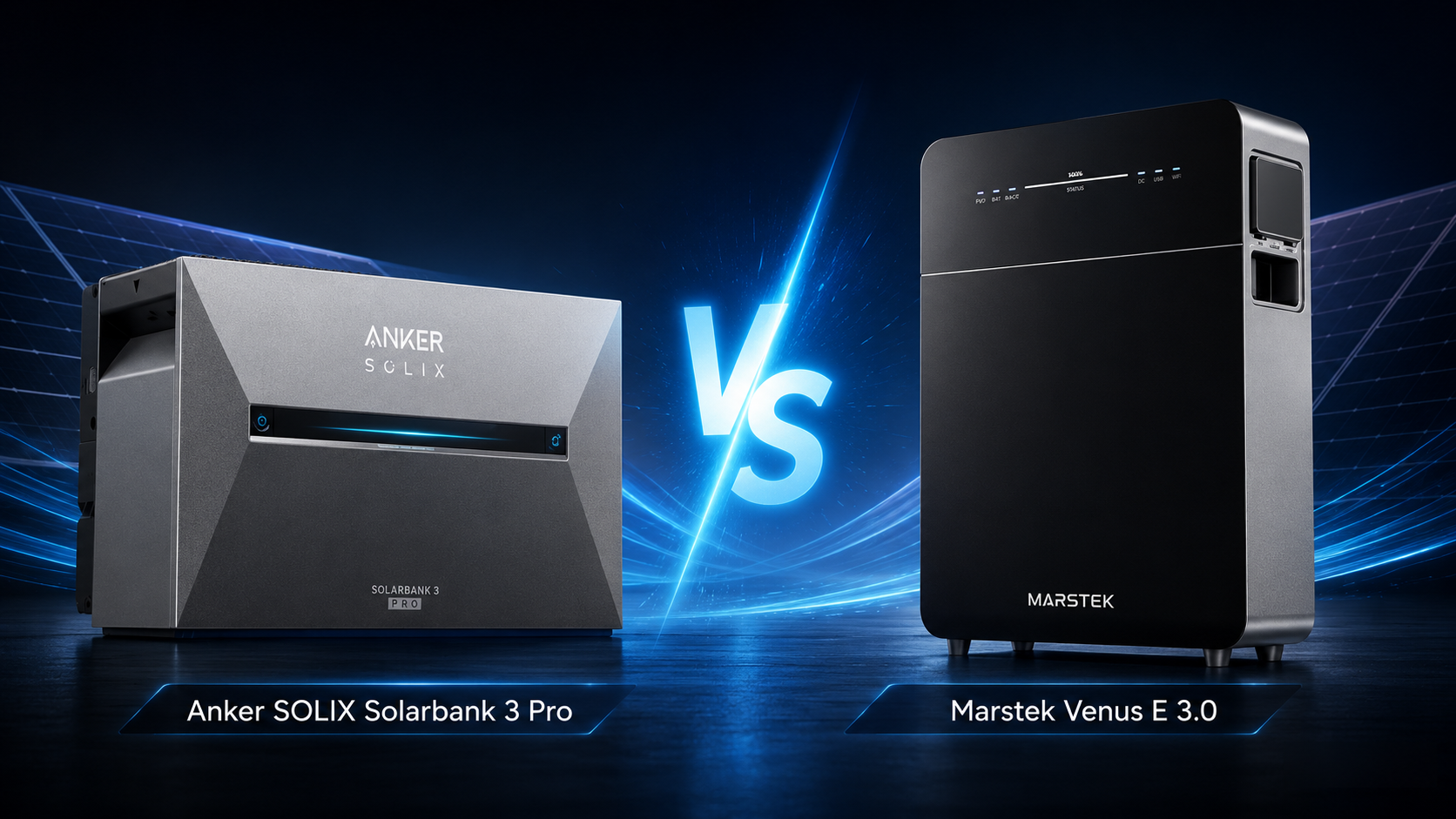 Anker SOLIX Solarbank 3 Pro vs Marstek Venus E 3.0: ¿qué batería solar elegir para tu casa? | Comparativa