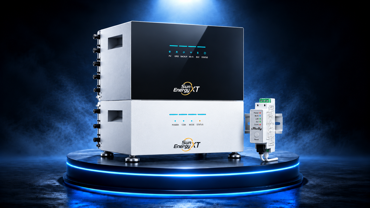 Smart meter Shelly Pro EM-50: qué es y cómo saca todo el partido a tu batería SunEnergyXT