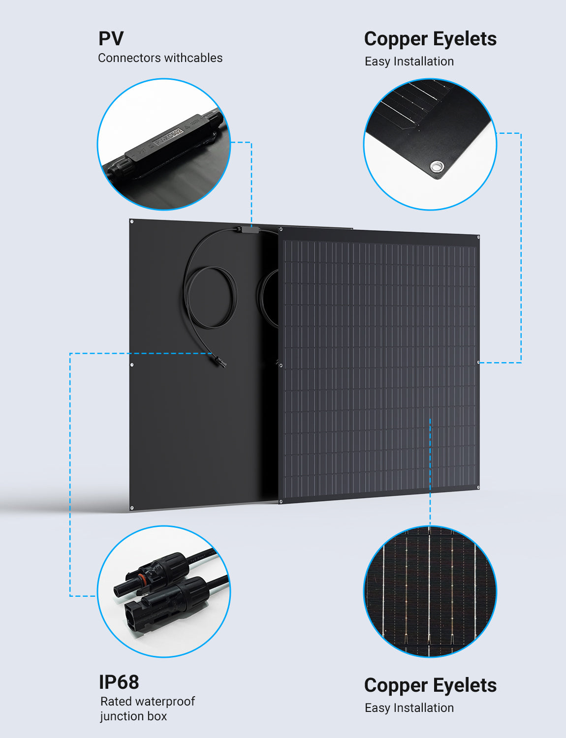 Panel solar flexible Lionshee 240W