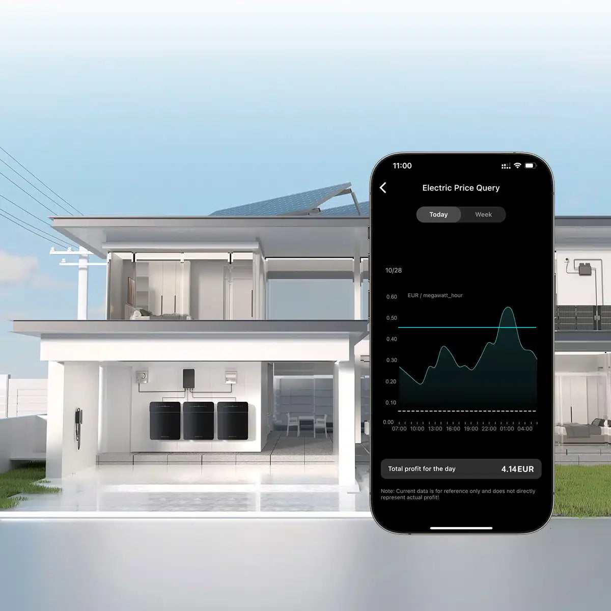 App MARSTEK con optimización por IA según el precio de la luz