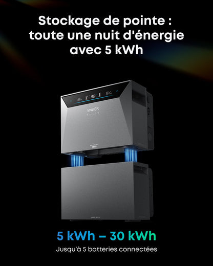 Anker SOLIX BP5000 — batería de expansión 5 kWh para Solarbank 2, 3 y 4 Pro