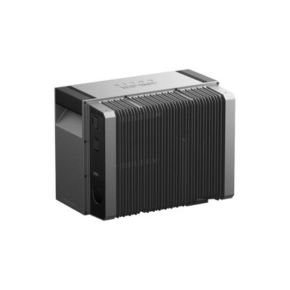 Anker Solarbank 4 Pro, vista trasera con puertos de conexión