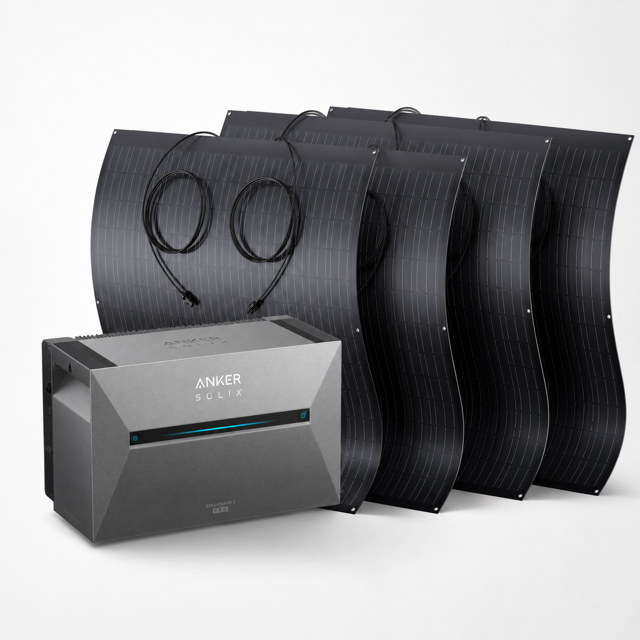 Kit Solar Anker SOLIX Solarbank 3 Pro — Batería + Paneles Flexibles Configurable