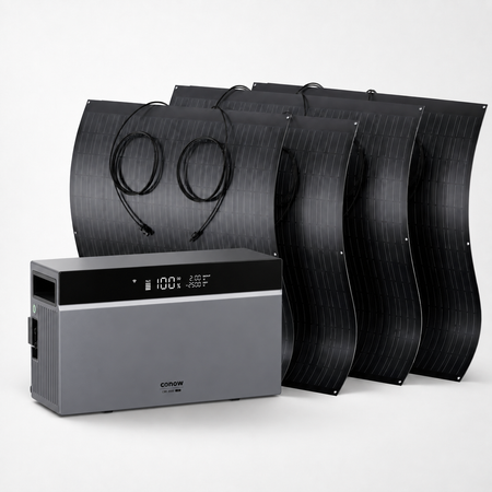 Kit Solar Conow CBE2000 Pro — Batería + Paneles Flexibles Configurable