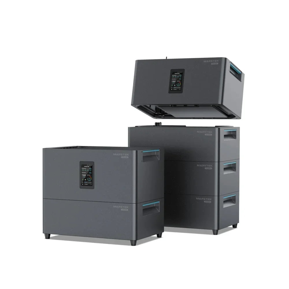 Sistema Marstek Jupiter C Plus ampliado con módulos de batería