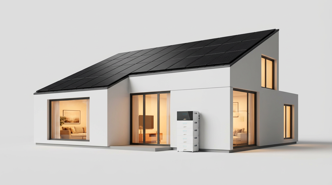Batería SunEnergyXT 500 instalada en vivienda residencial