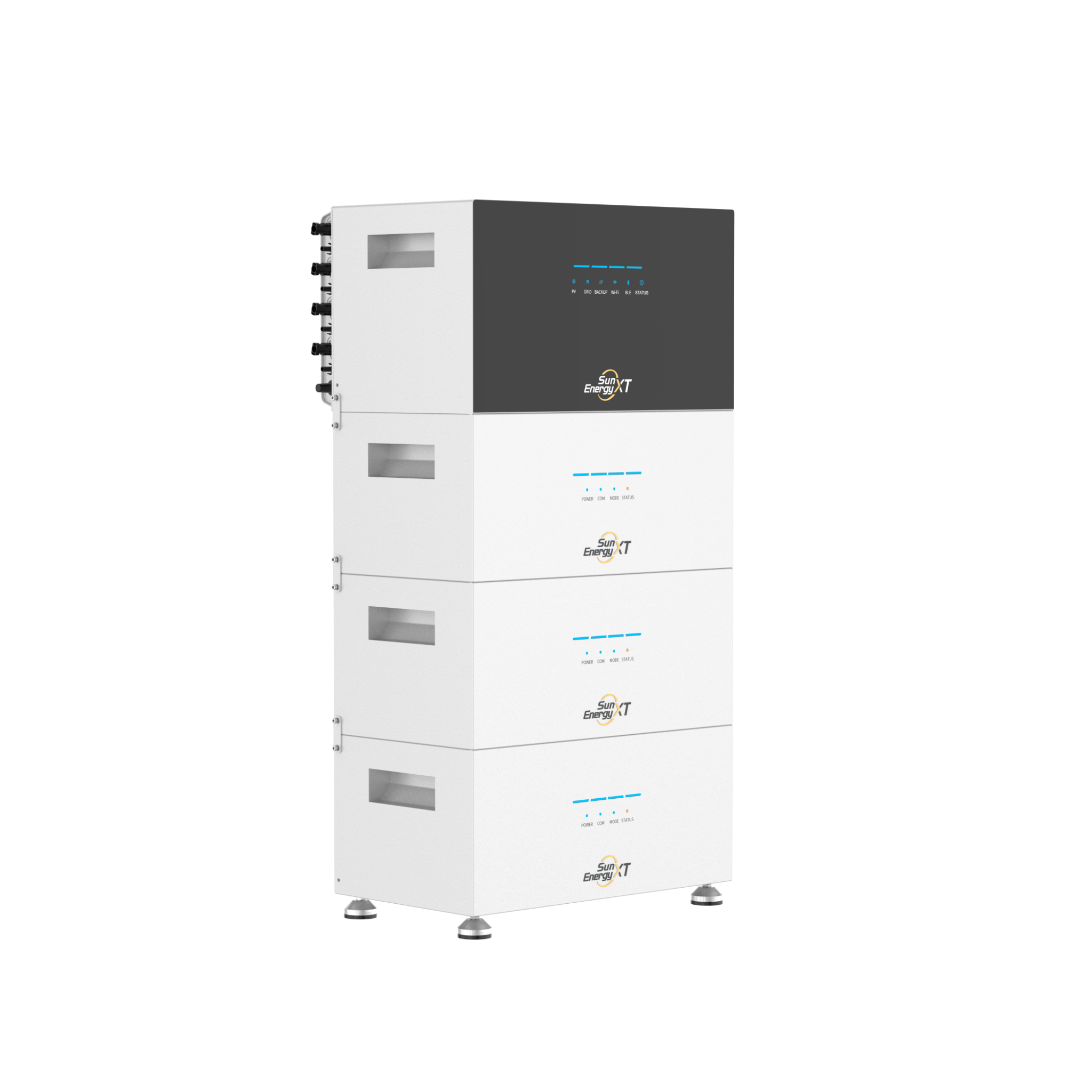 Sistema modular SunEnergyXT apilado con batería de expansión B500 (19)