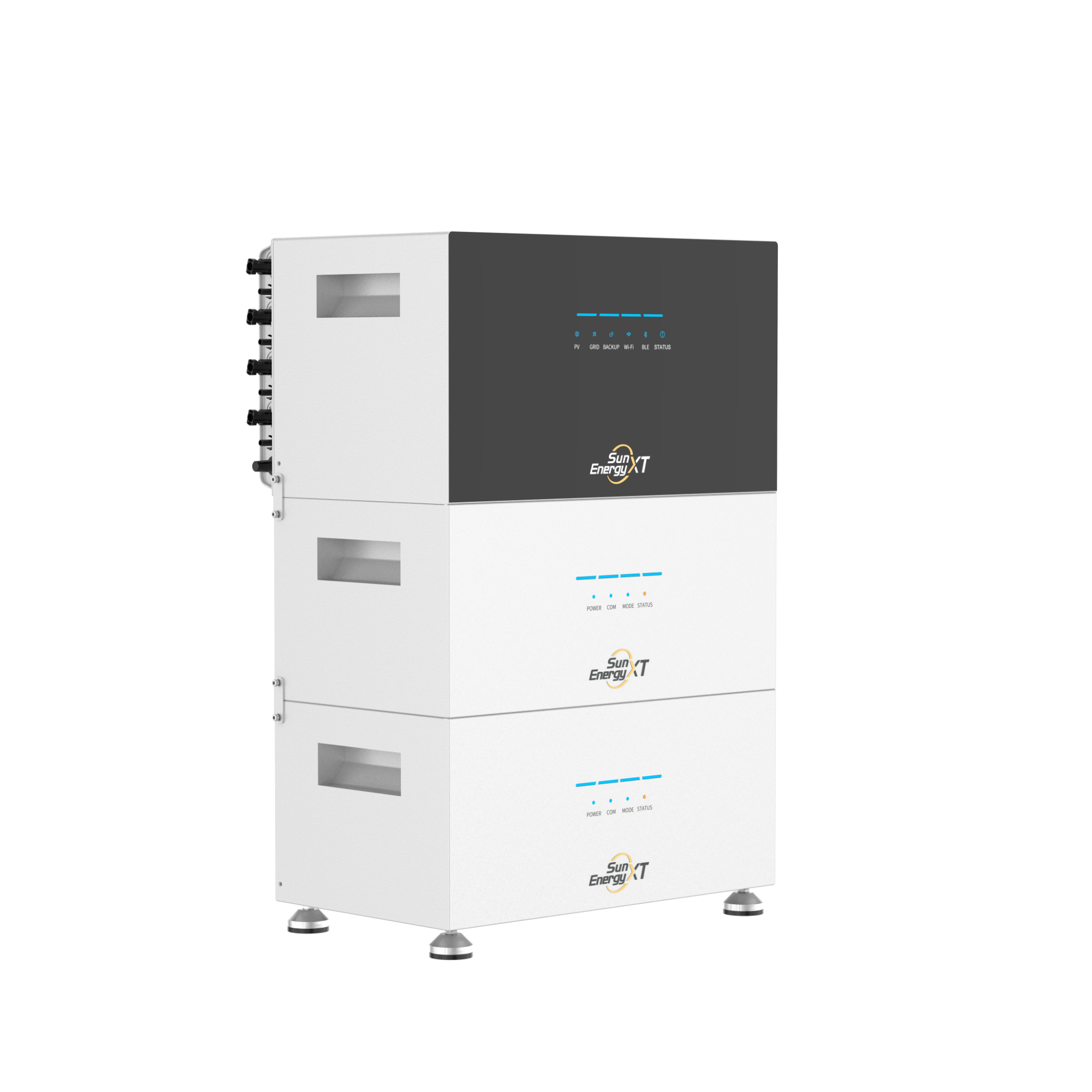Sistema modular SunEnergyXT apilado con batería de expansión B500 (20)