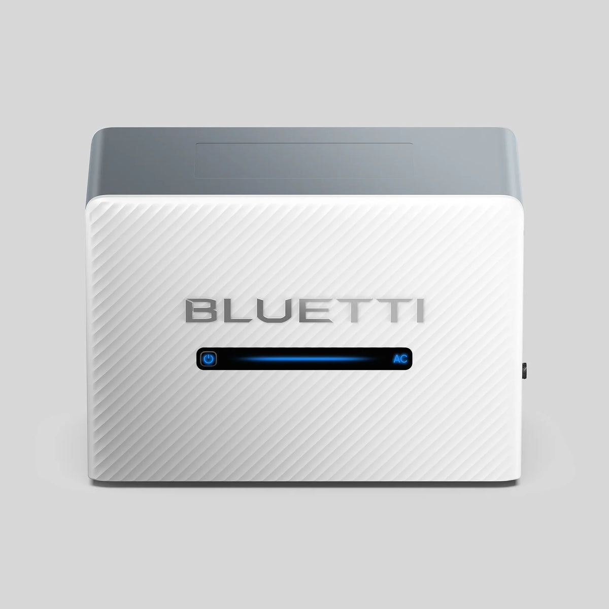 BLUETTI Balco 260 vista frontal con la franja luminosa de estado de carga